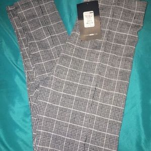 fashion nova plaid high rise leggings